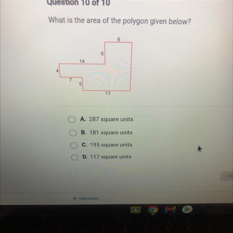 What is the area of the polygon below ? Please help-example-1