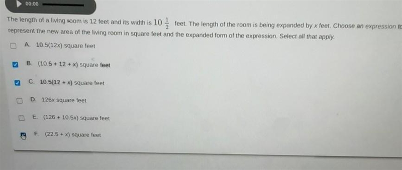 PLEASE I NEED HELP!!! the length of the living room is 12 feet and its width is 10 and-example-1