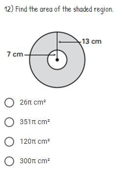 Find the area of the shaded region.-example-1