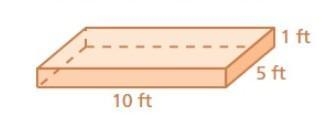 Find the surface area of the prism. The surface area is square feet.​-example-1