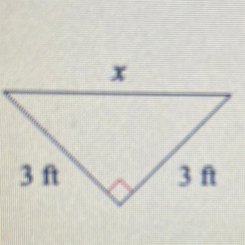 Find the missing side of the triangle-example-1