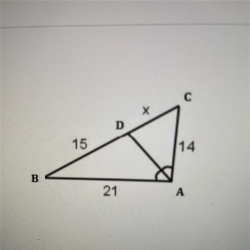 Find the missing side length. A)10 B)11 C)12 D)13-example-1