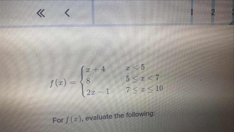 F(x)={x+4…. for f(x)-example-1