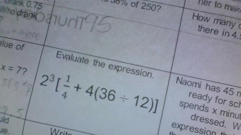 Evaluate the equation.-example-1