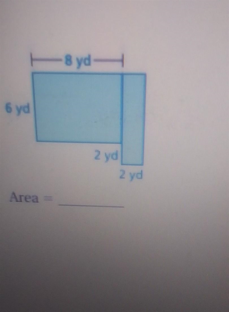 Find the area of the shape NO EXPLANATION JUST ANSWER​-example-1