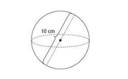 What is the approximate volume of this sphere? Don't forget to use the formula: V-example-1