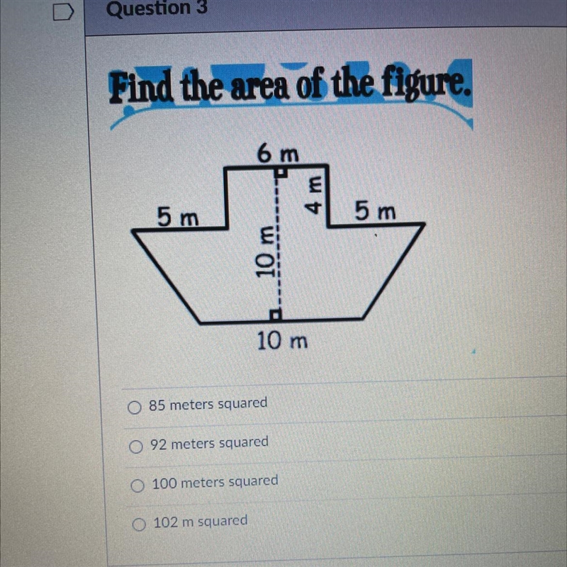 Find the area of the figure.-example-1