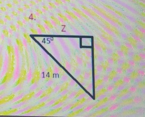 Find the missing side z​-example-1