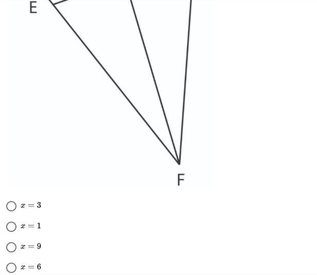 If HF=4x+9, EF=5x + 3, and FG EH, solve for X (pictures included)-example-2