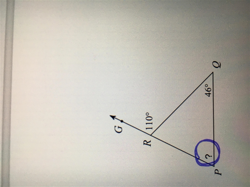 Find the measure of the indicated angle. Please can you help? I need to show work-example-1