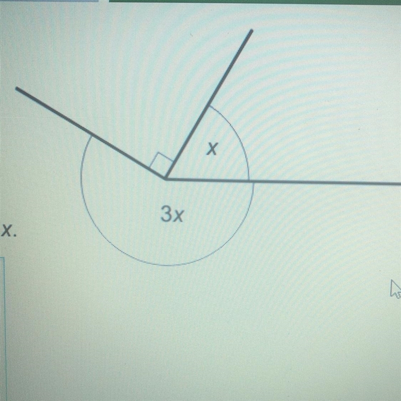 Work out the value of x.-example-1