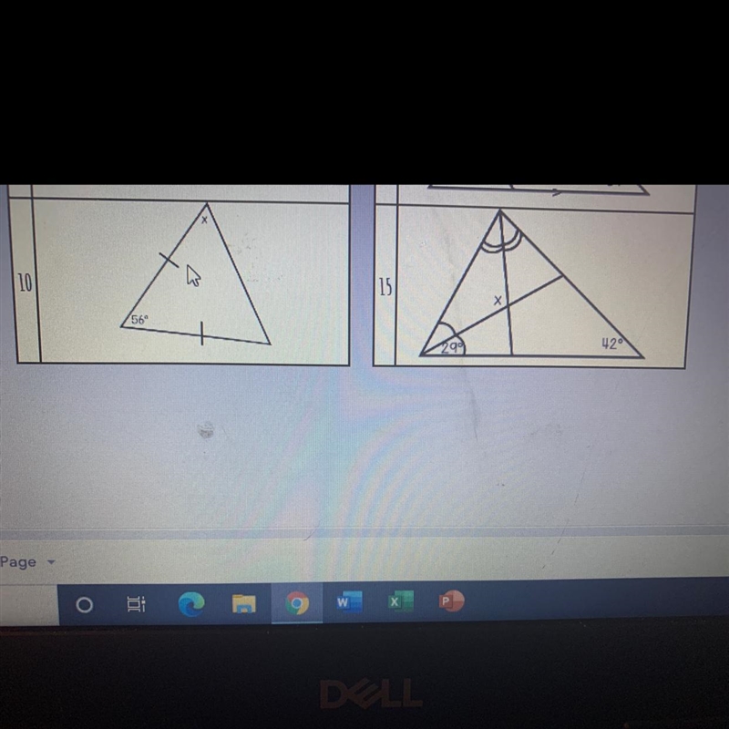 Missing angles of triangle-example-1