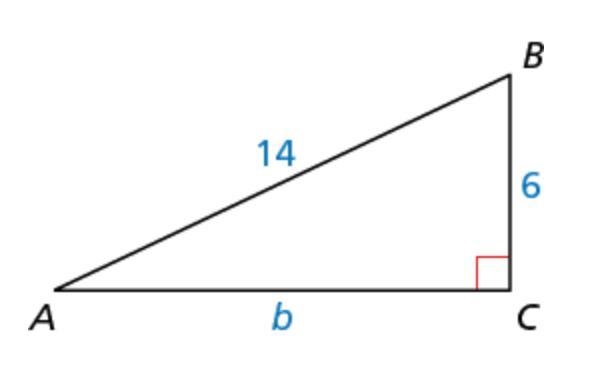 Solve the right triangle.-example-1