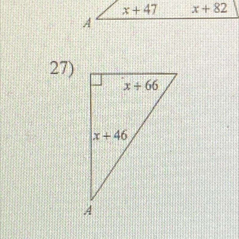 Find the measure of angle A-example-1