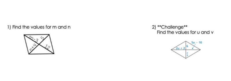 Find the Values for M and N-example-1