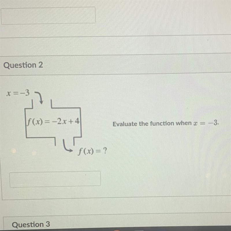 Evaluate the function when x = -3-example-1