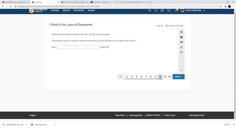 Law of exponents 9m to the power of 3-example-1