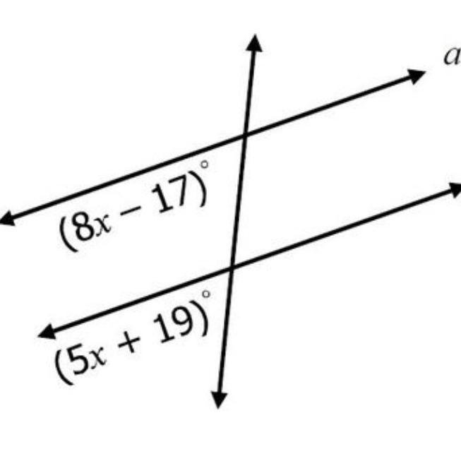 Find the value of X (geometry)-example-1