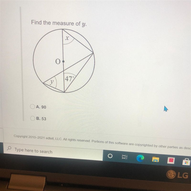 Solve for the measure of y-example-1