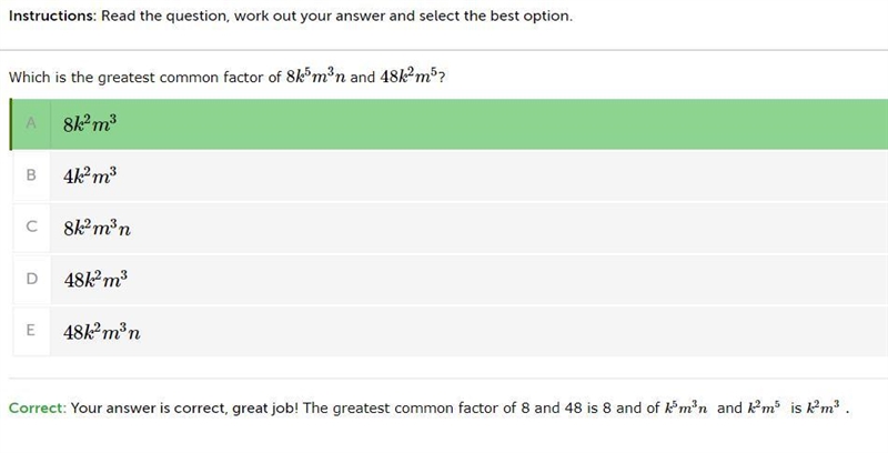 Please someone explain me why the answer is not B (4k2m3)?-example-1