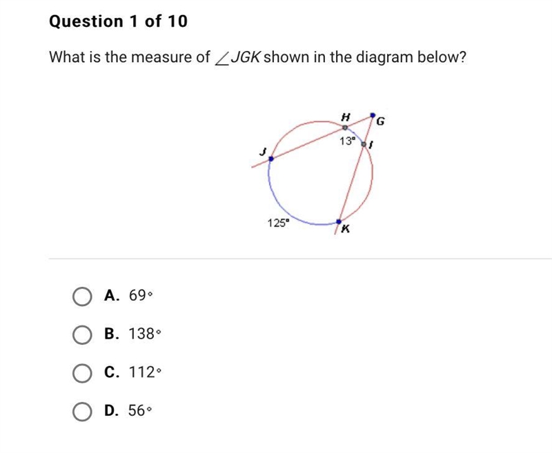 What is the measure of-example-1