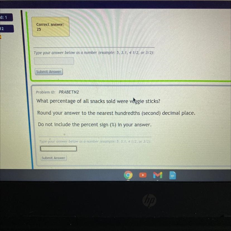 The student goverment snack shop sold 32 items this week. what percentage of all snacks-example-1