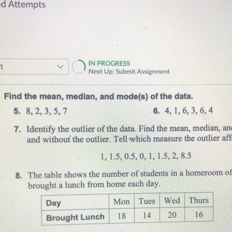 Can some one help on number 5 and 6 please-example-1