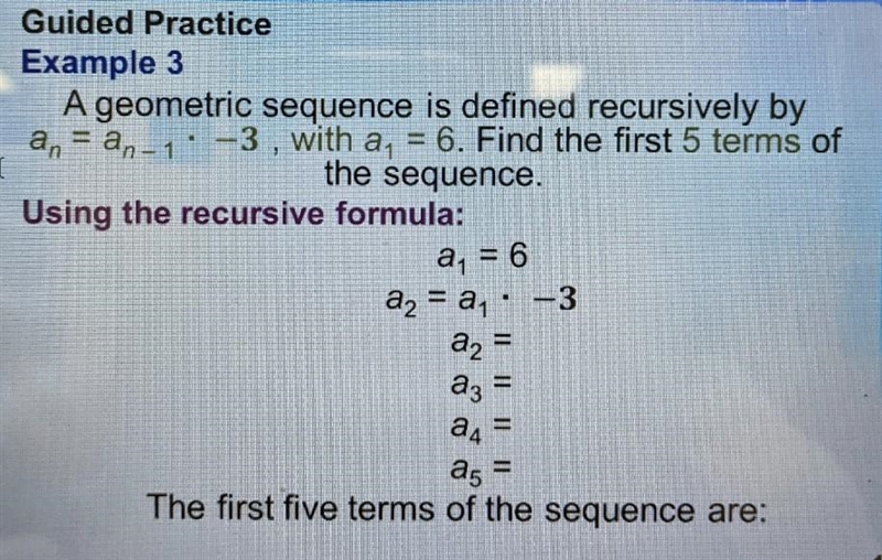 Can someone check if my answers are right? I got 6,-18,54,-162,486,1458​-example-1