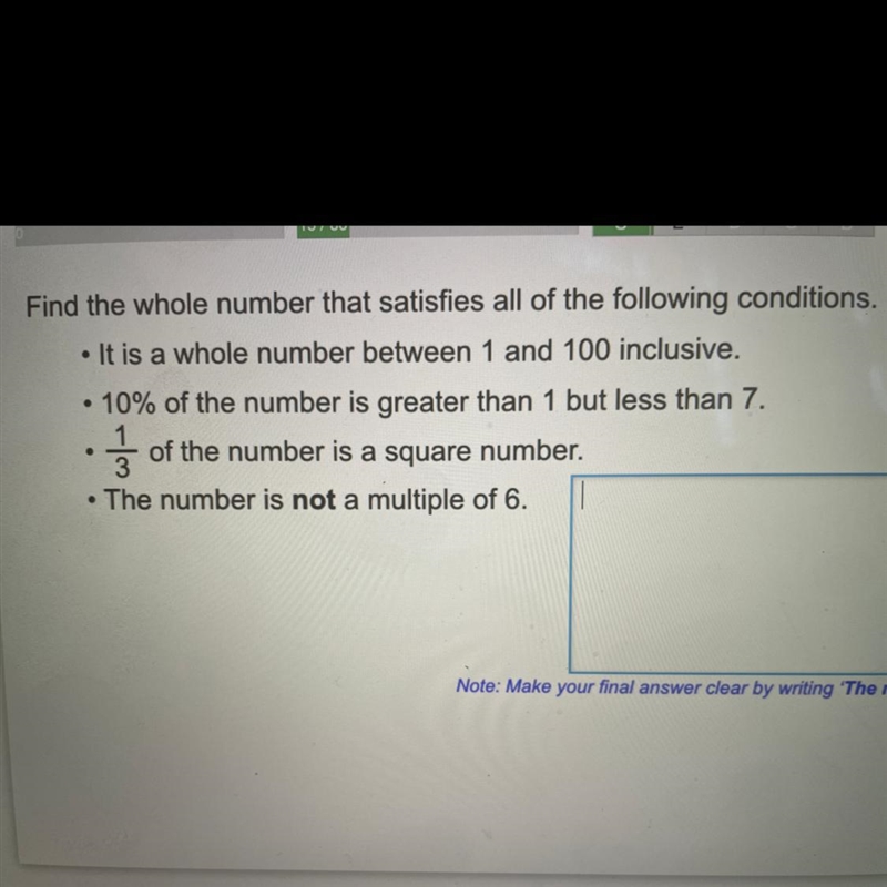 Find the whole number that satisfies all of the following conditions. • It is a whole-example-1