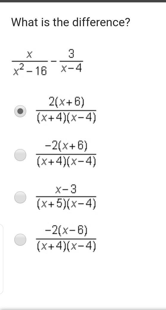 What is the difference? ​-example-1