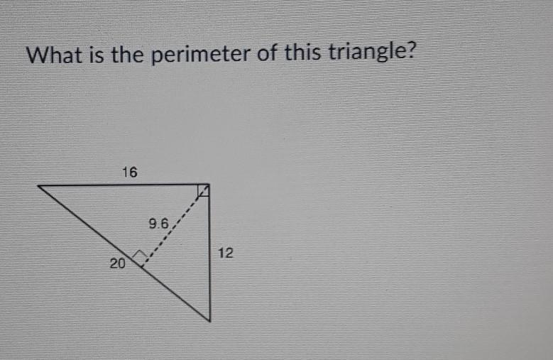 What is the perimeter of this triangle? PLEASE HELP​-example-1