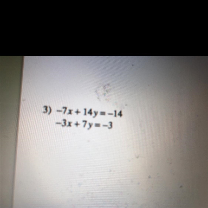 I need help please you haft to use elimination to solve thanks-example-1