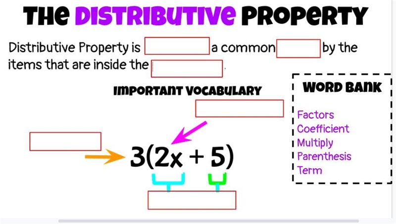 VOCAB- SCREENSHOT AND DRAW WORDS ON FOR MATH EASY POINTS-example-1