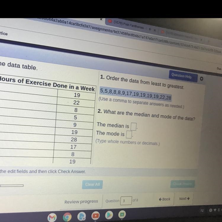 What are the medians and modes??-example-1