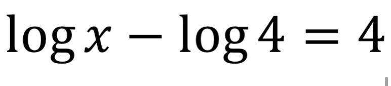 Solve the logarithmic equation with Properties of Logs-example-1