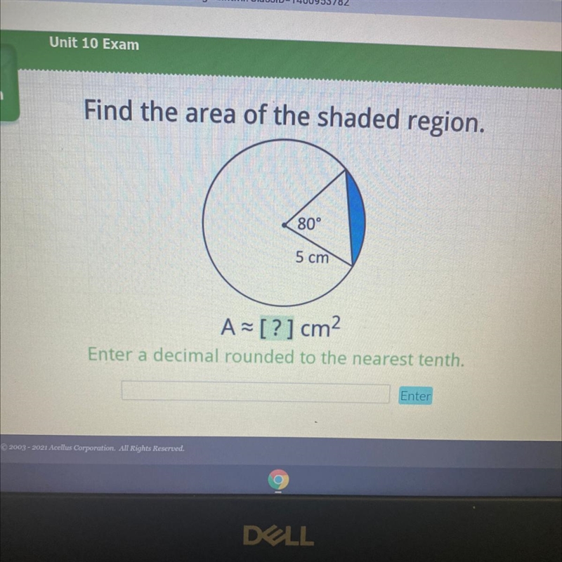 Find the area of the shaded region.-example-1