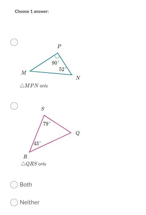 Please help! which triangle is similar to ΔABC? and why?-example-2