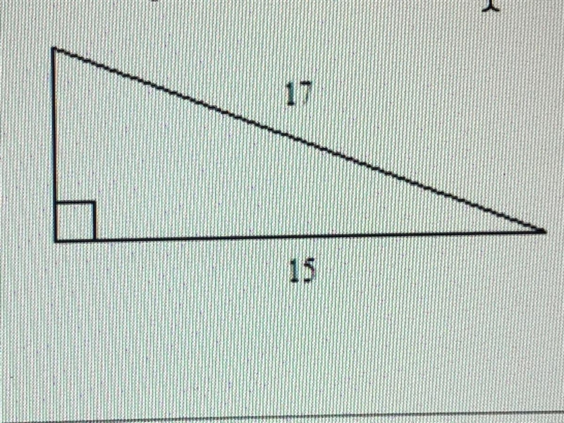 Find the length of the missing side.-example-1