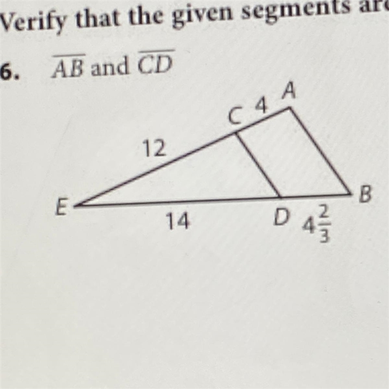 Verify that the segments are parallel-example-1