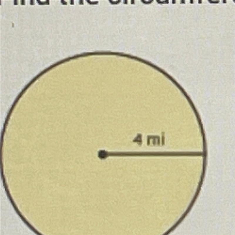 Find the circumference for the circle. use 3.14 for pi A. 25.12 m. B. 12.56 m. C. 7.14 m-example-1