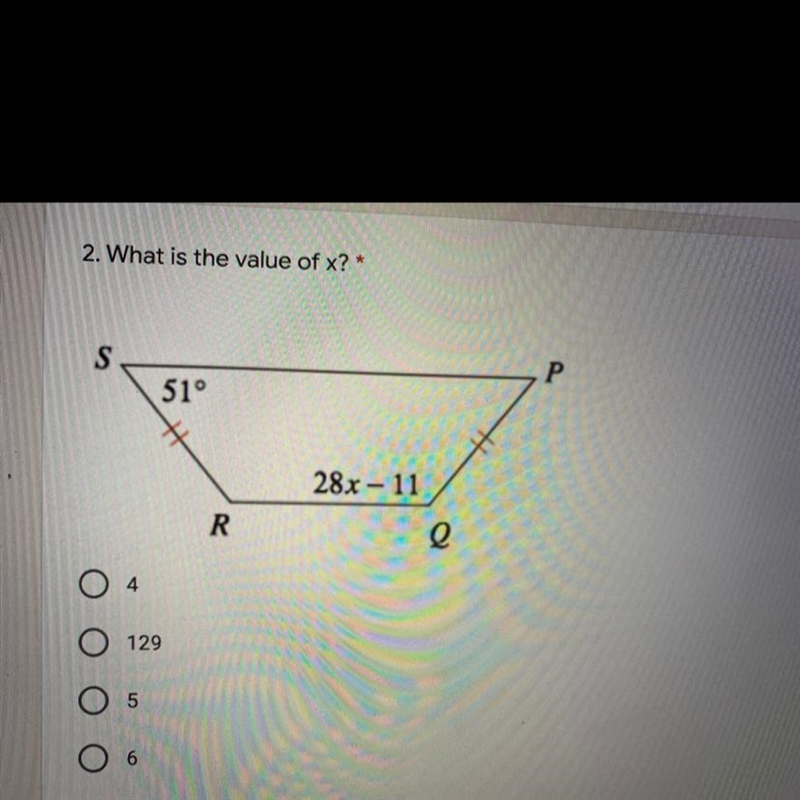 2. What is the value of x?-example-1