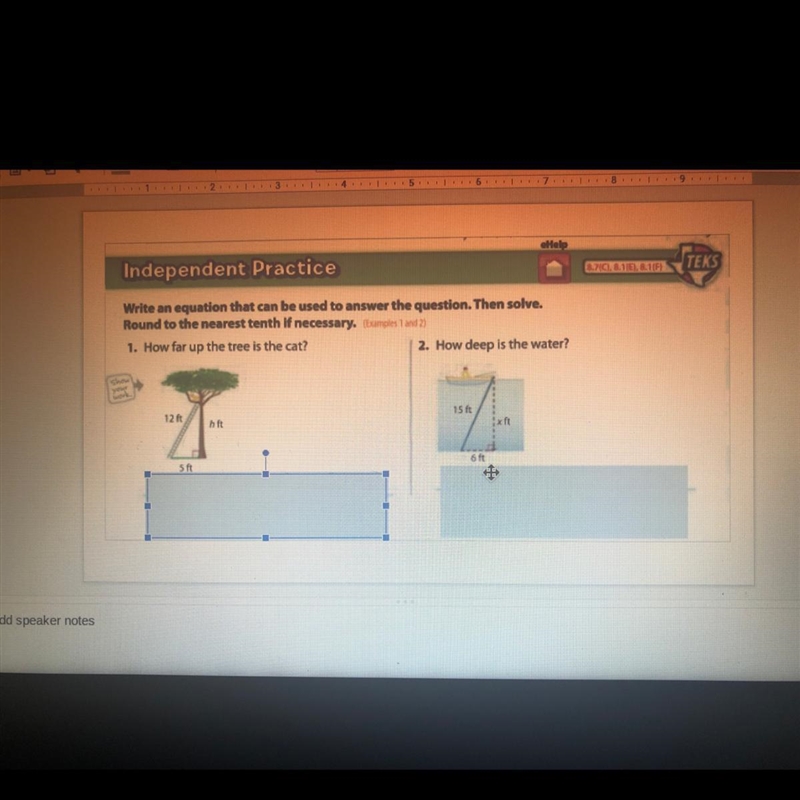 Please help :/ it’s pythagorean theorem-example-1