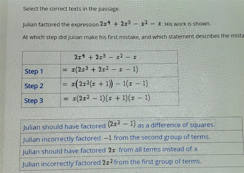 Pls help quick the blue lines at the bottom are the answer choices​-example-1