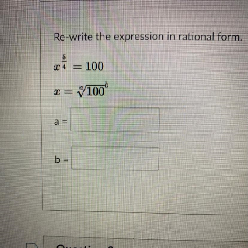 Re-write the expression in rational form.-example-1