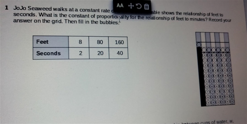 PLS HELP ME I WILL GIVE BRAINLESS] Solve the problems. AA + 5 JoJo Seaweed walks at-example-1