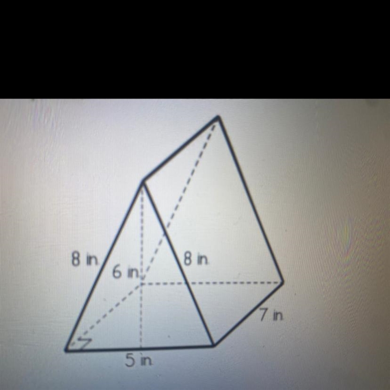 A triangular prism is shown below. Which answer best describes the lateral surface-example-1