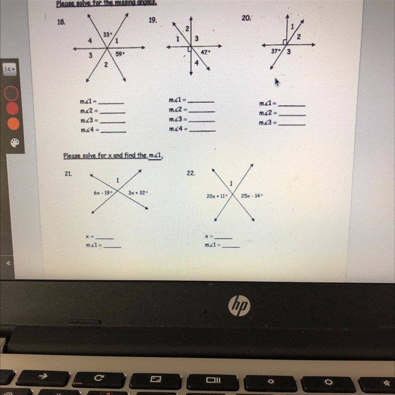 Geometry Questions please solve 18-22. Worth 70 points-example-1