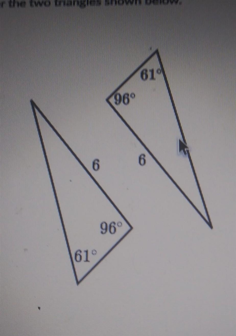 Are the triangles congruent yes or no or not enough info-example-1