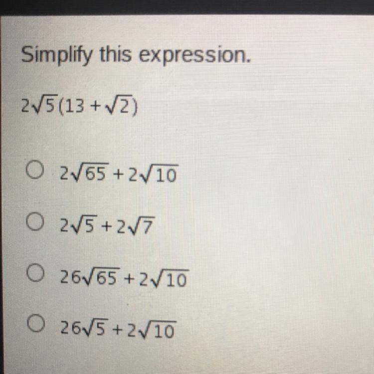 Simplify this expression-example-1