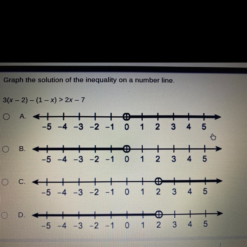 Please help me I don’t understand it well Graph the solution of the inequality on-example-1